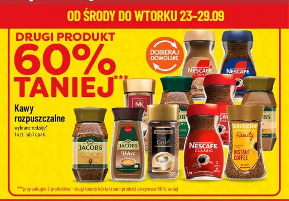 Kawy rozpuszczalne promocja w POLOmarket