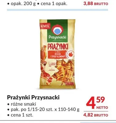 Prażynki Przysnacki promocja w Makro