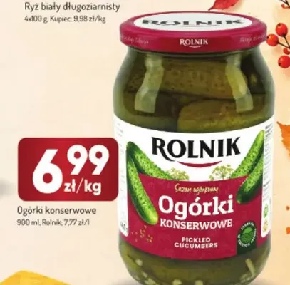 Ogórki konserwowe Rolnik promocja w Avita