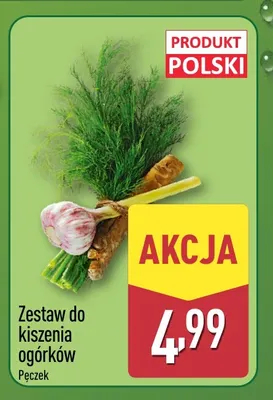 Zestaw do kiszenia ogórków polski promocja w Aldi