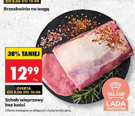 Schab wieprzowy bez kości promocja w Biedronka