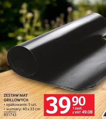 Zestaw mat grillowych opakowanie: 5 szt., wymiary: 40 x 33 cm promocja w Selgros