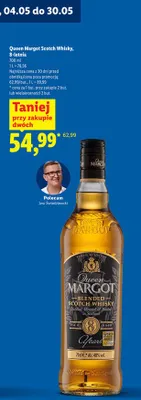Whisky Queen Margot Scotch 8-letnia promocja w Lidl