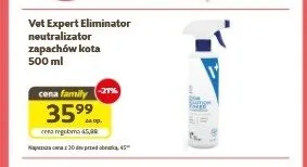 Neutralizator zapachów kota Vet Expert Eliminator promocja w Super Zoo