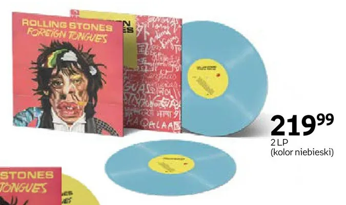 Płyta winylowa 2 LP The Rolling Stones Foreign Tongues kolor niebieski promocja w Empik