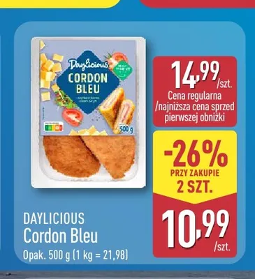 Cordon Bleu Daylicious promocja w Aldi