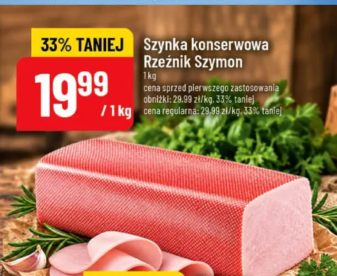 Szynka konserwowa Rzeźnik Szymon promocja w POLOmarket