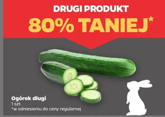 Ogórek długi promocja w Netto