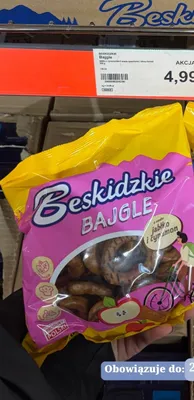 Bajgle jabłko i cynamon promocja w Aldi