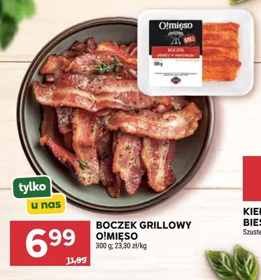 Boczek grillowy O!Mięso promocja w Stokrotka