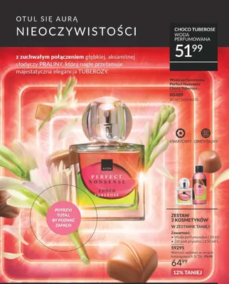 Woda perfumowana Choco Tuberose promocja w AVON
