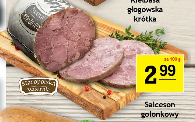 Salceson golonkowy promocja w Gram Market