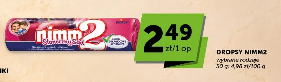 Dropsy Nimm2 Słoneczny Sad promocja w Euro Sklep