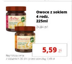Owoce z sokiem promocja w Torimpex Toruńska Sieć Sklepów Spożywczych