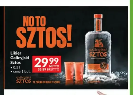 Likier Galicyjski Sztos promocja w Makro