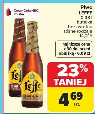 Piwo promocja w Carrefour
