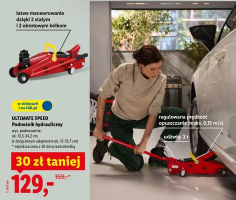 Podnośnik hydrauliczny promocja w Lidl