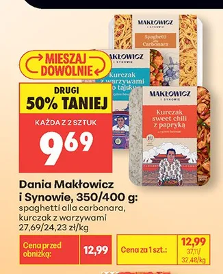 Danie Makłowicz i Synowie kurczak z warzywami promocja w Biedronka