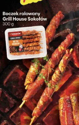 Burger z warzywami Sokołów grill house promocja w Delikatesy Centrum