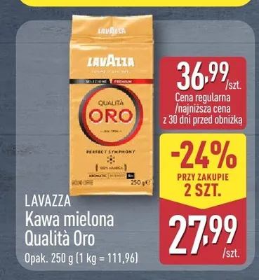 Kawa mielona Lavazza Qualità Oro promocja w Aldi