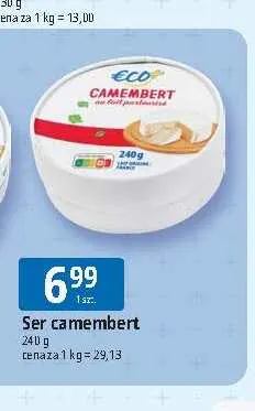 Ser camembert Eco+ promocja w Leclerc
