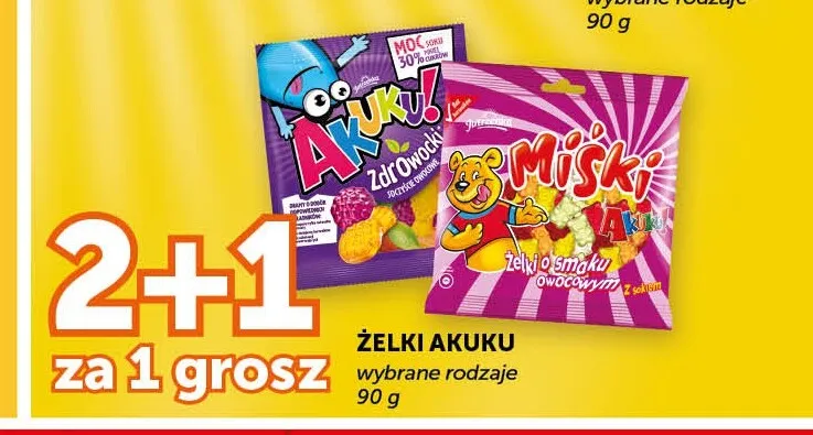 Żelki Akuku! Miśki promocja w Euro Sklep
