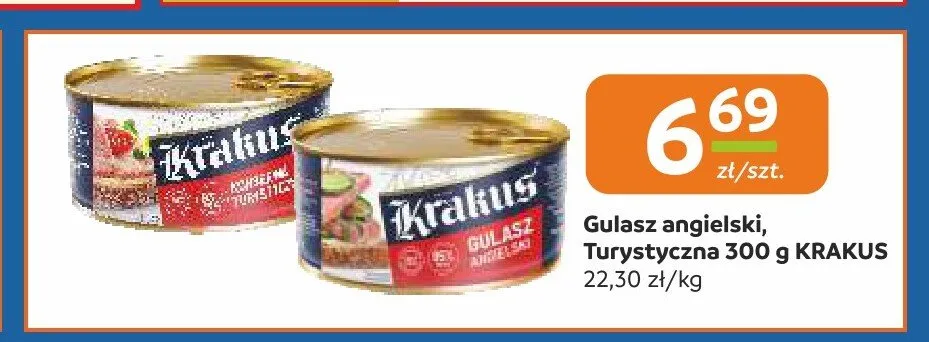 Konserwa Turystyczna Krakus promocja w Społem Częstochowa