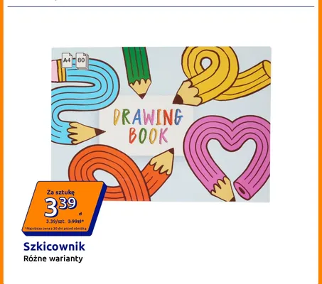 Szkicownik promocja w Action