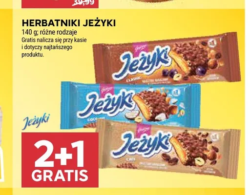 Herbatniki Jeżyki Classic promocja w Stokrotka