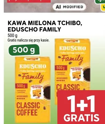 Kawa mielona Eduscho Family Classic Coffee promocja w Stokrotka
