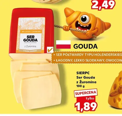 Ser Gouda z Żuromina Sierpc promocja w Kaufland
