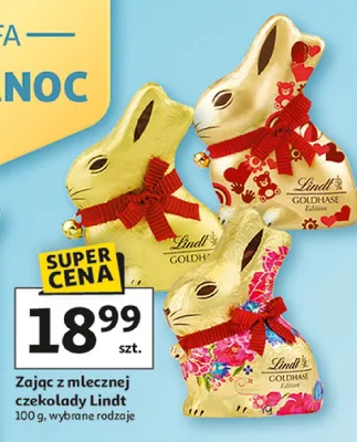 Zając z mlecznej czekolady promocja w Auchan