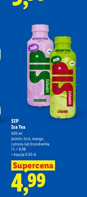 Ice Tea SIP jaśmin promocja w Lidl