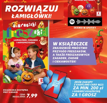 Książeczka Rozrabiaki Freszaki promocja w Kaufland