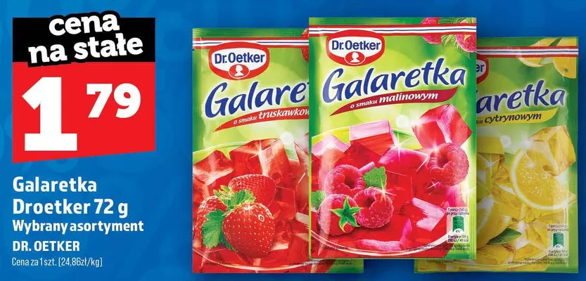 Galaretka Dr.Oetker o smaku cytrynowym promocja w TOPAZ