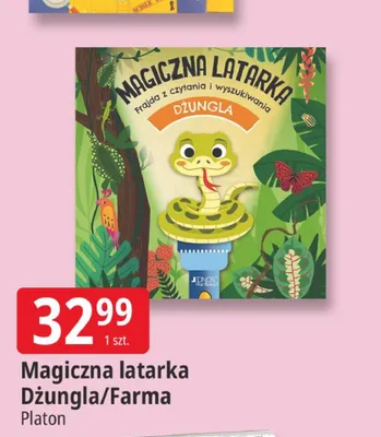 Magiczna latarka Dżungla Platon promocja w Leclerc