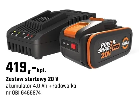 Zestaw startowy 20 V promocja w OBI