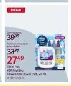 Elektryczny odświeżacz powietrza Ambi Pur promocja w Rossmann