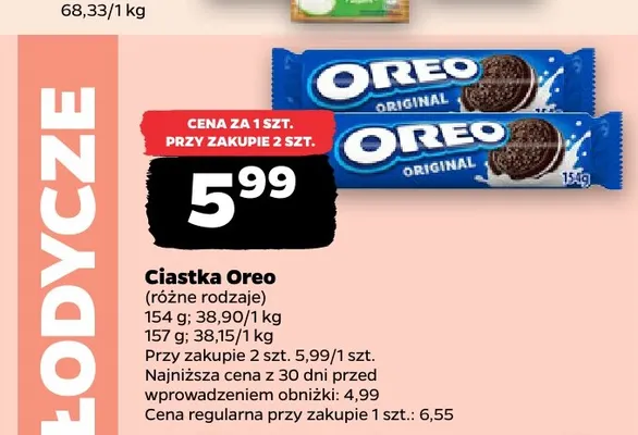 Ciastka Oreo promocja w Netto