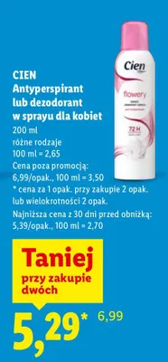 Antyperspirant promocja w Lidl