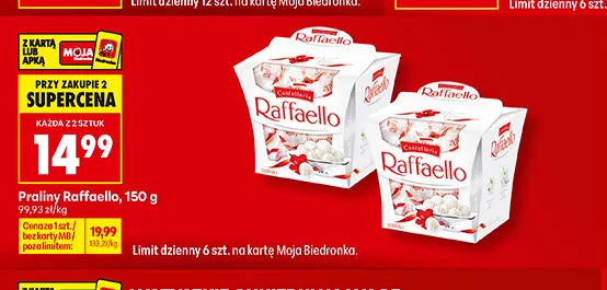 Praliny Raffaello promocja w Biedronka