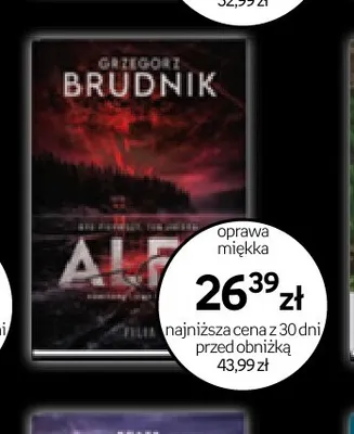 Książka Alpejczyk Grzegorz Brudnik Filia promocja w Empik