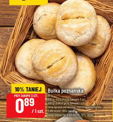 Bułka poranna promocja w POLOmarket