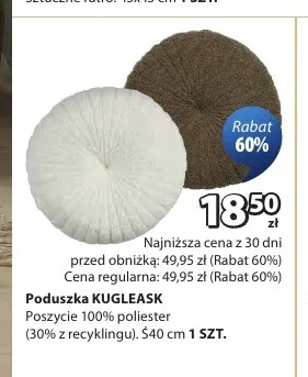 Poduszka Kugleask promocja w Jysk