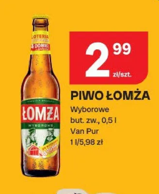 Piwo Łomża Wyborowe promocja w Chorten