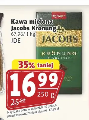 Kawa mielona Jacobs Kronung promocja w Prim Market