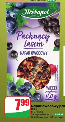 Napar owocowy Pachnący Lasem Herbapol promocja w Dino