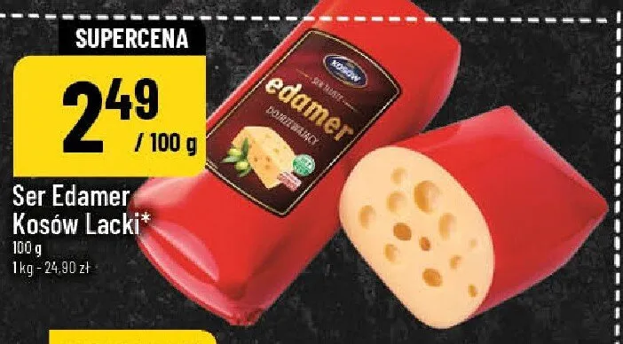 Ser Edamer Kosów promocja w POLOmarket