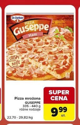 Pizza mrożona Guseppe Dr. Oetker promocja w Carrefour Market