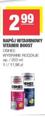 Napój witaminowy Vitamin Boost Oshee promocja w SPAR